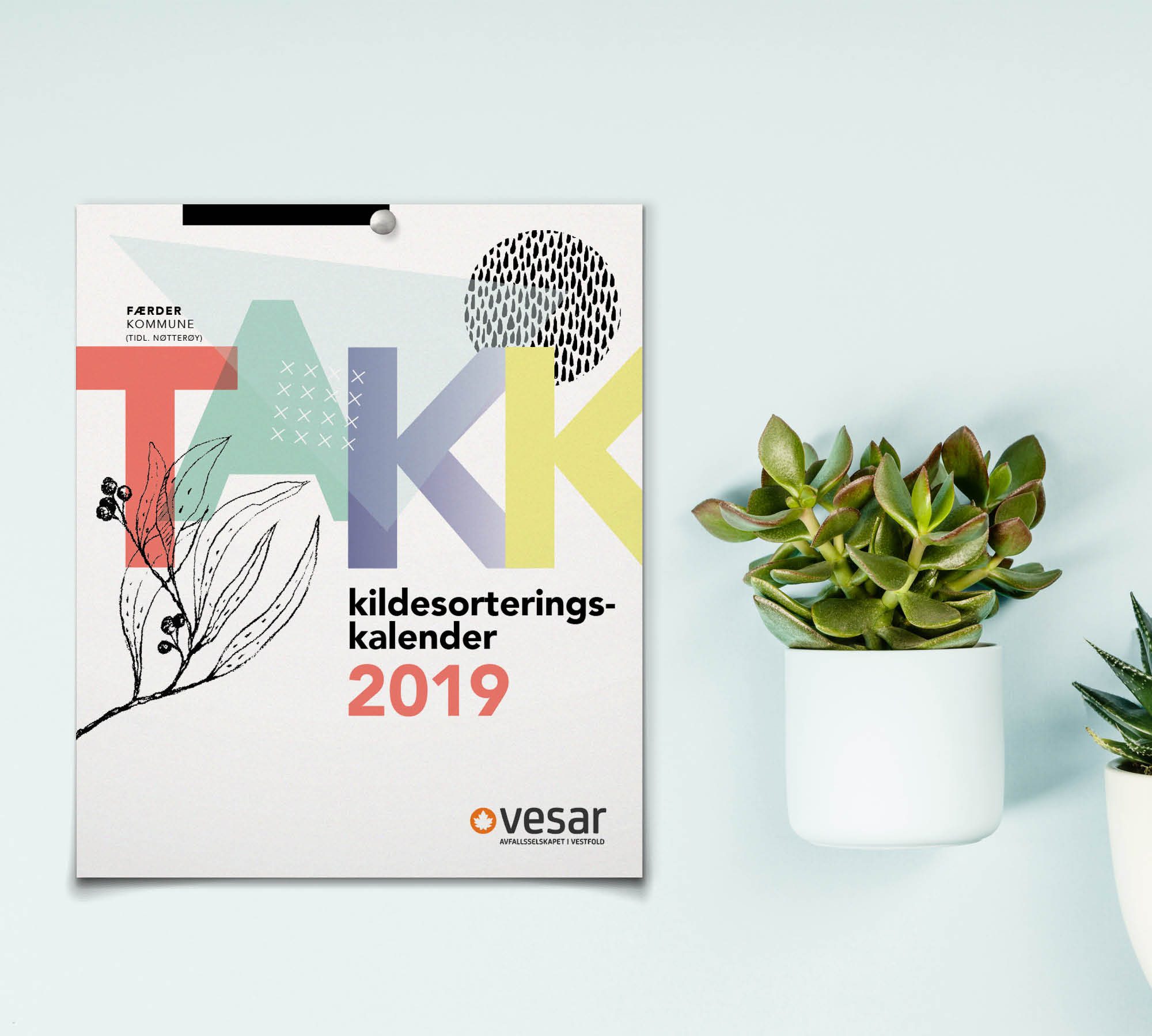 Vesar kildesorteringskalender 2019